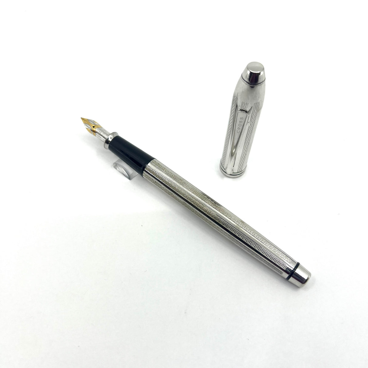 Cross Townsend Platinum-Plated Fountain Pen - Fine 18kt Gold Nib