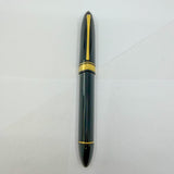 OMAS Oversized Blue/Black #360 Triangulated Fountain Pen - Medium 18kt Gold Nib