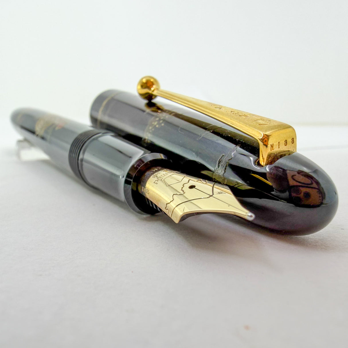 Namiki Nippon Art Chinese Phoenix Fountain Pen  - Medium 14kt Gold Nib