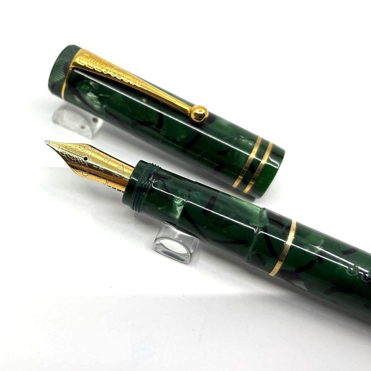 OMAS Ercolessi Green Marbled Limited Edition  Fountain Pen