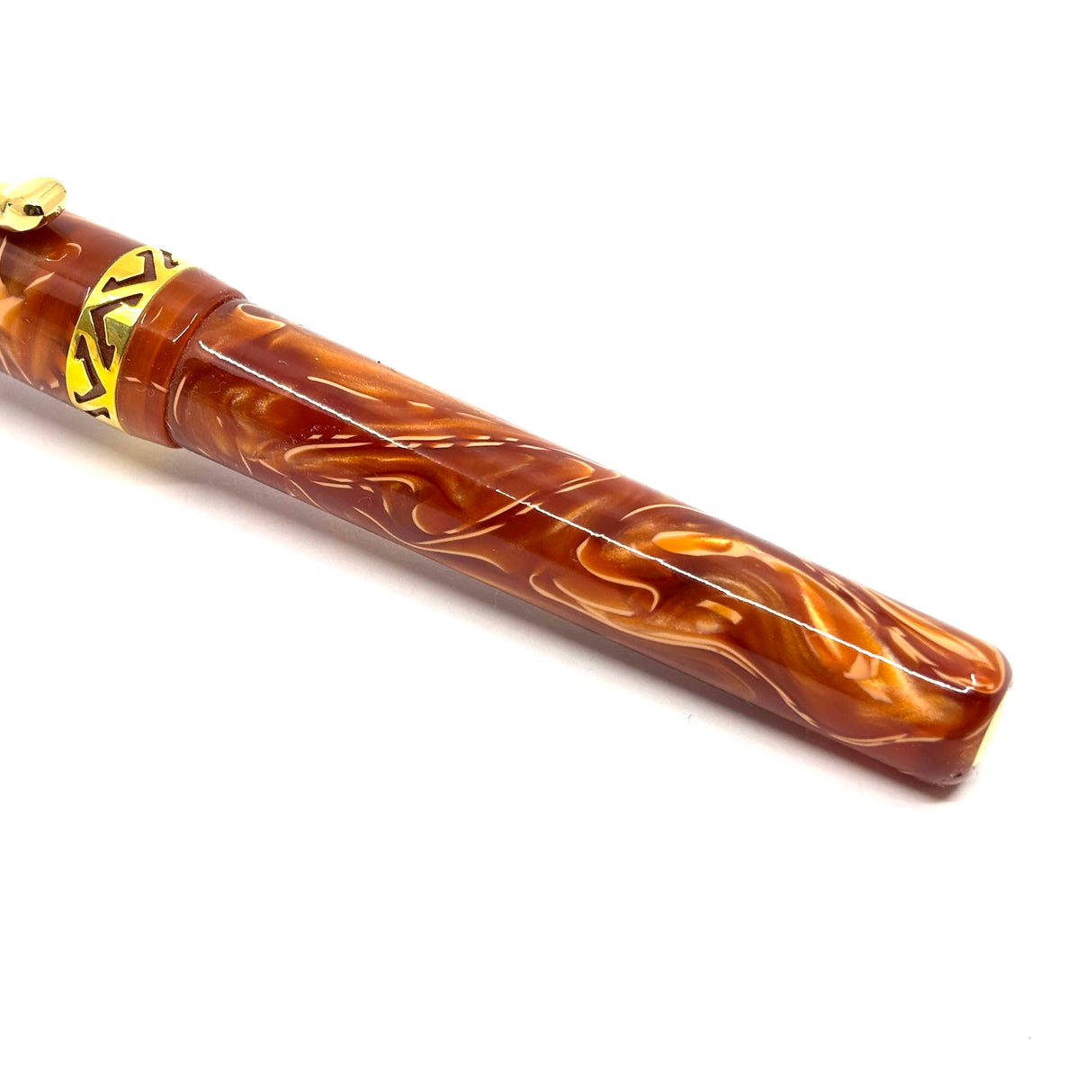 Visconti Marbled Amber Kaleido Fountain Pen