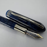 Visconti Amigdala "You & Me" Blue Marbled Limited Edition Fountain Pen  - Fine 14kt Gold  Nib
