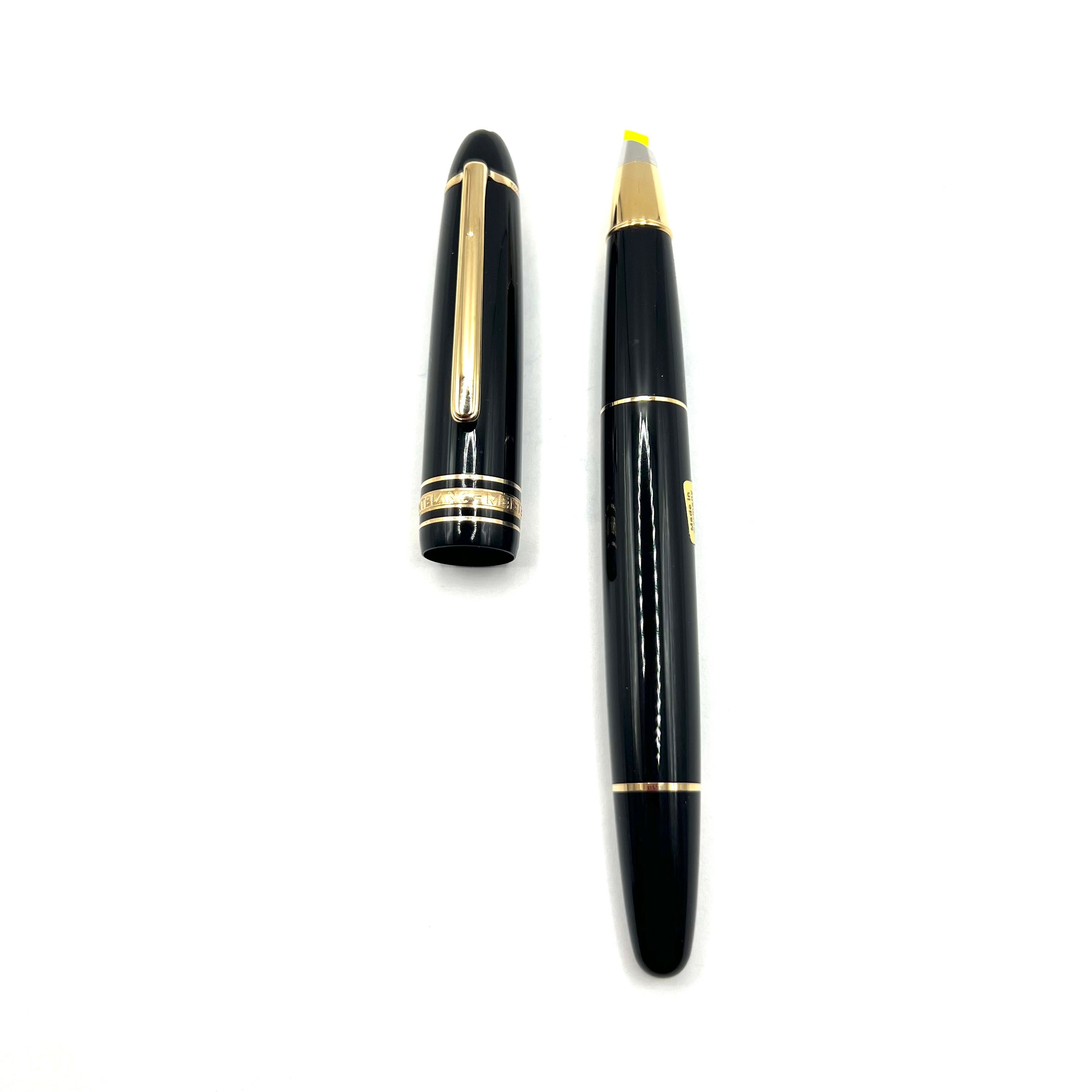 Montblanc Meisterstuck Black Resin #166 LeGrand Highlighter