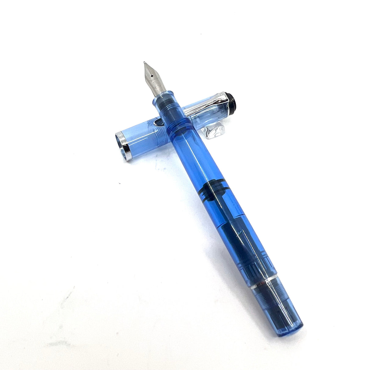 Pelikan M205 Light Blue Transparent Demonstrator Fountain Pen