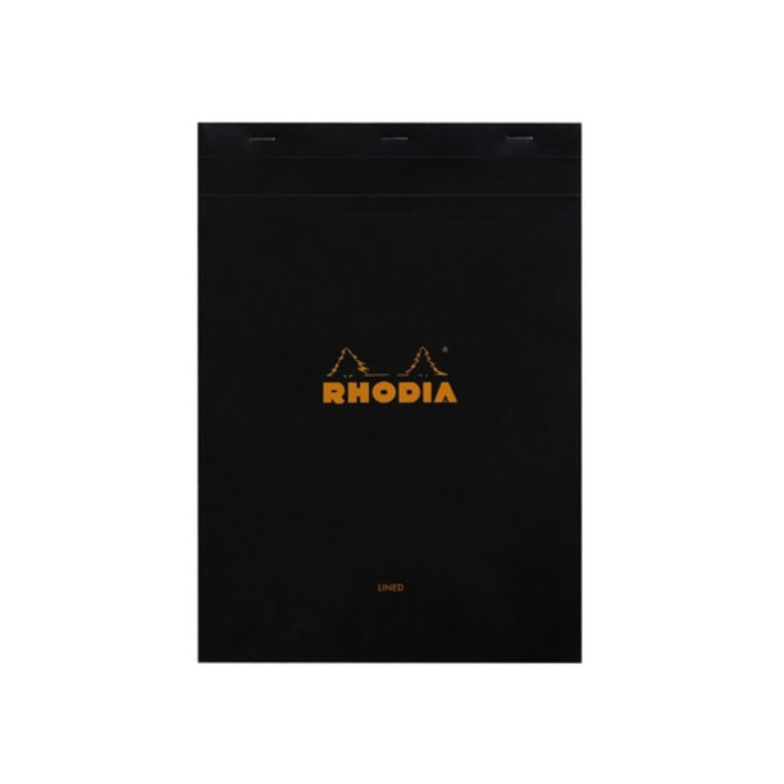 Rhodia Black Lied Notepad 8.3 X 11.7in (8 1/4 X 11 3/4)