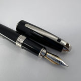 S.T. Dupont Orpheo (Largest Size) Black Laque de Chine  Fountain Pen - Medium 18kt Gold Nib
