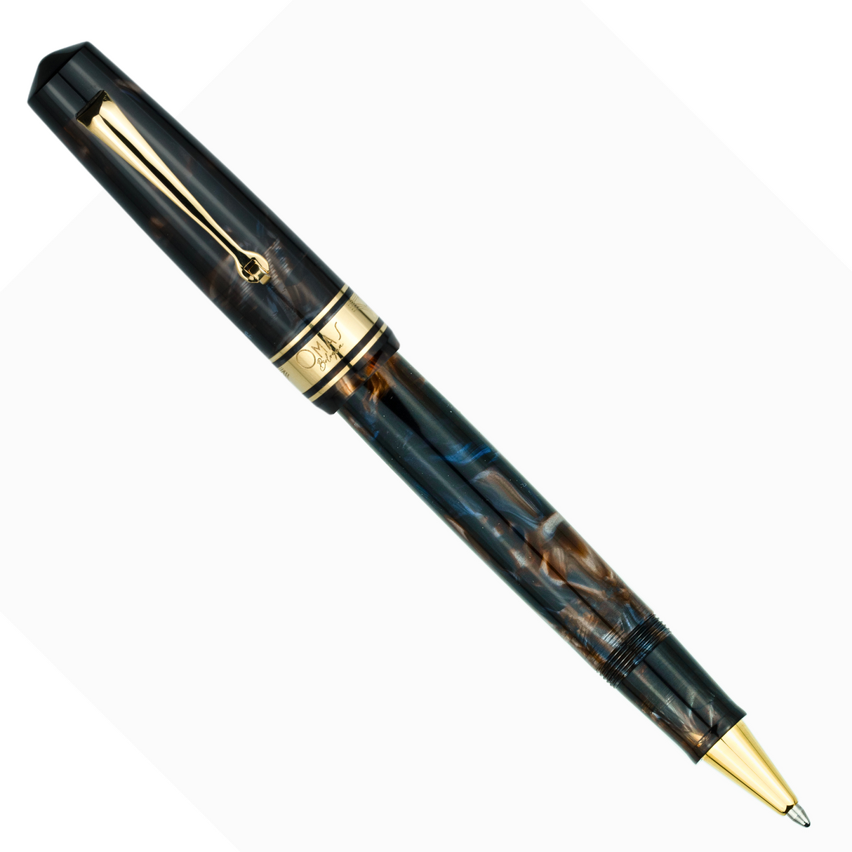 Omas Bologna Galassia w/ Gold Trim Rollerball