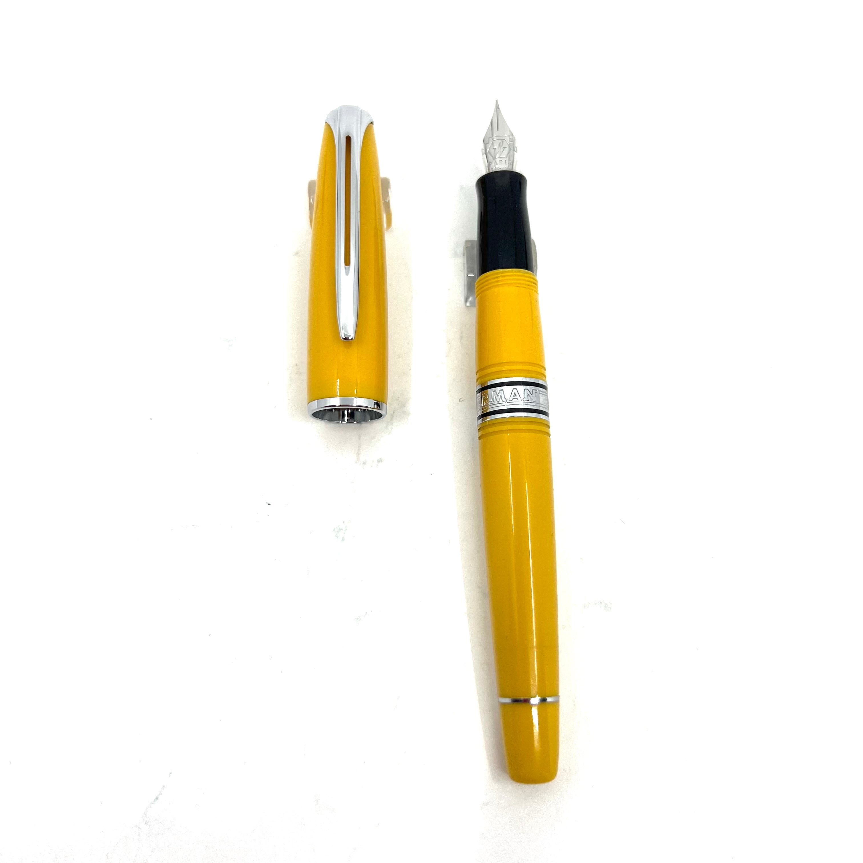 WATERMAN チャールストン　万年筆 Waterman Yellow Charleston Fountain Pen – Fountain Pen Hospital