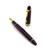 Sailor Maroon 1911 Large Fountain Pen - Medium 21kt Gold Nib