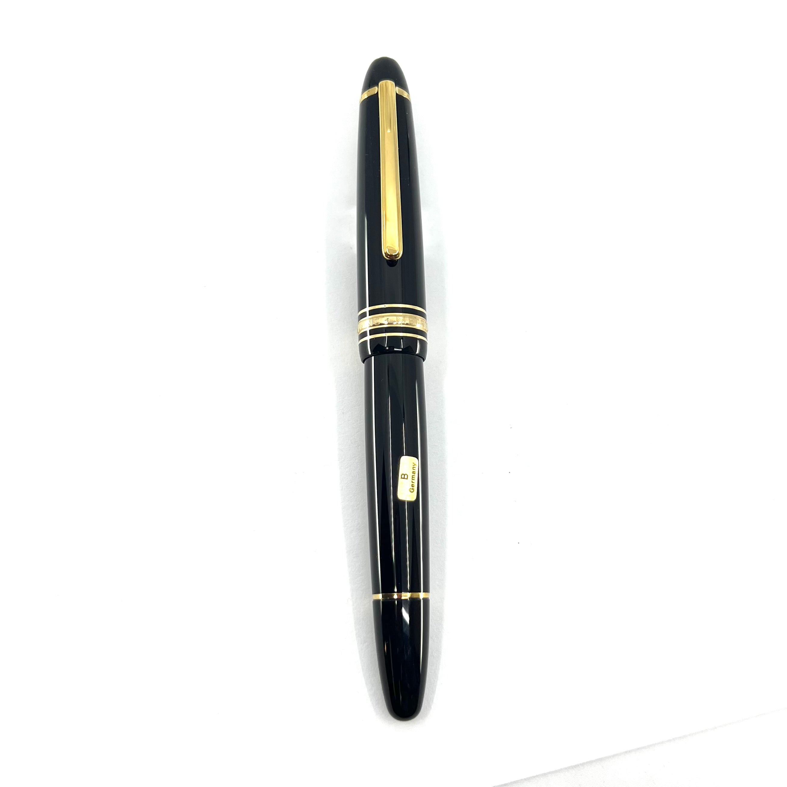 Montblanc #147 Traveler Black Resin LeGrand Meisterstuck Fountain