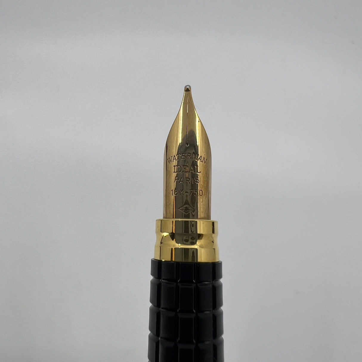 Waterman "Exclusive" Collection Green & Black Marble Lacquered  Fountain Pen   - Medium 18kt Gold  Nib
