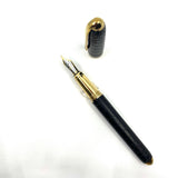 Louis Cartier Dandy Crocodile Scales/Ebony Wood  Body  Limited Edition Fountain Pen