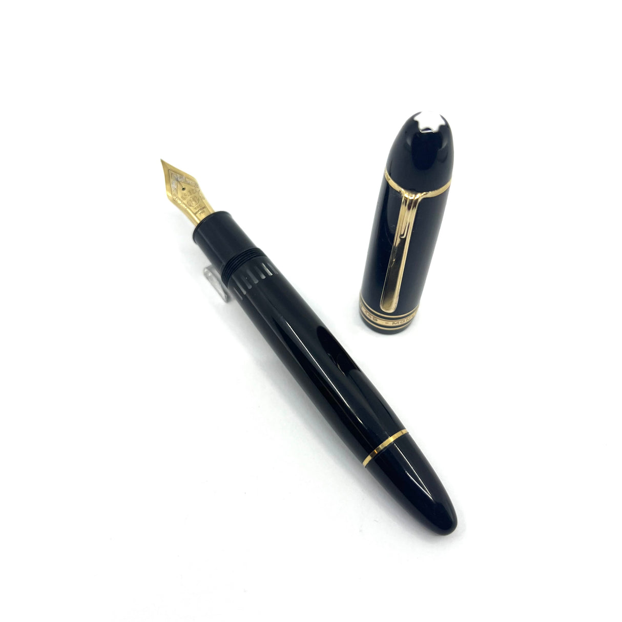 Montblanc Meisterstuck Black Resin #149 (Largest) Fountain Pen - Fine 18C Gold Nib