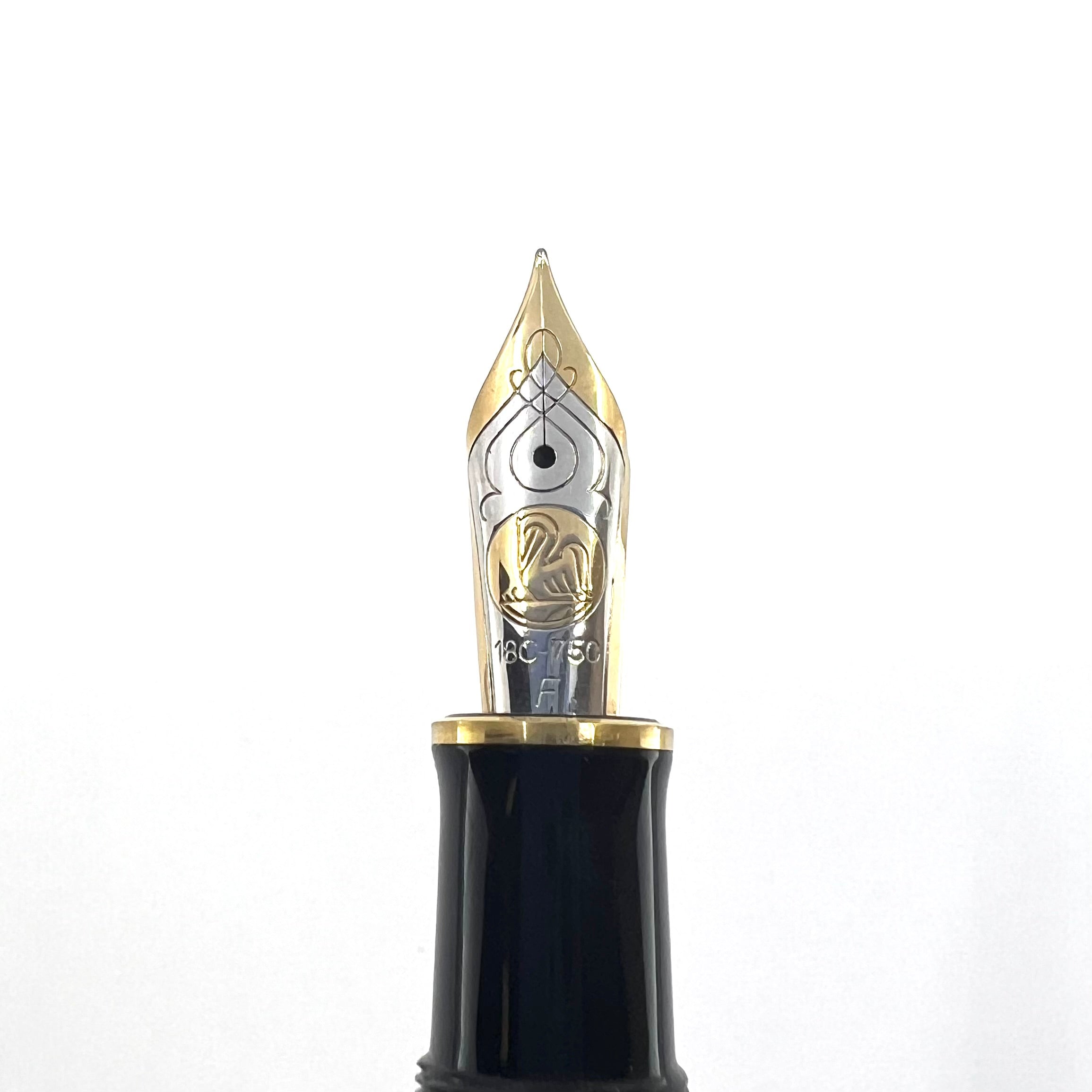 Pelikan M800 Black/Red Striped Fountain Pen - The Original! - Fine