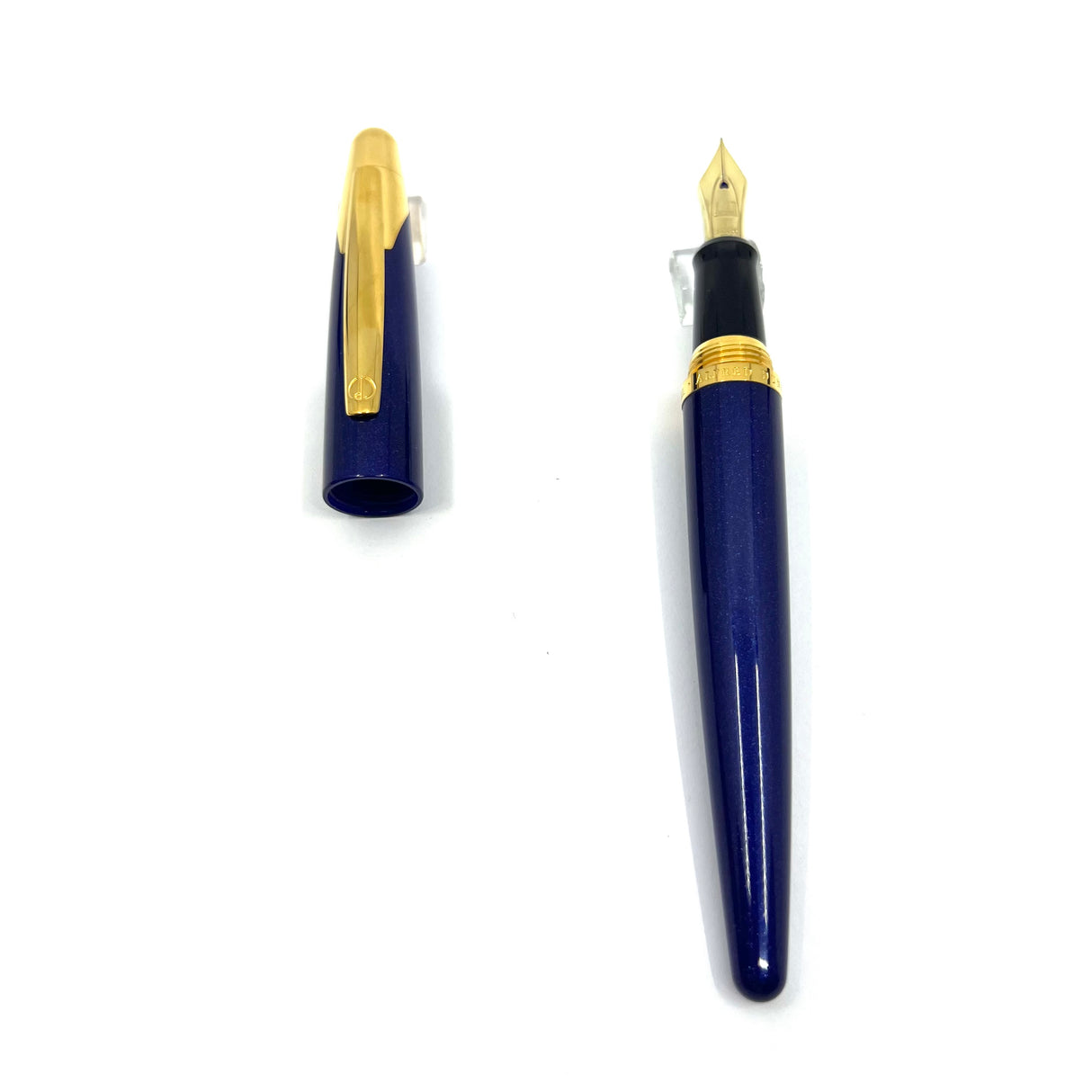 Dunhill AD2000 Cobalt Blue Galaxy Fountain Pen  - Fine 18kt Gold Nib