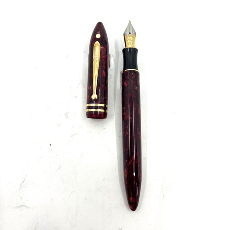 Sheaffer Red Marble Balance Fountain Pen