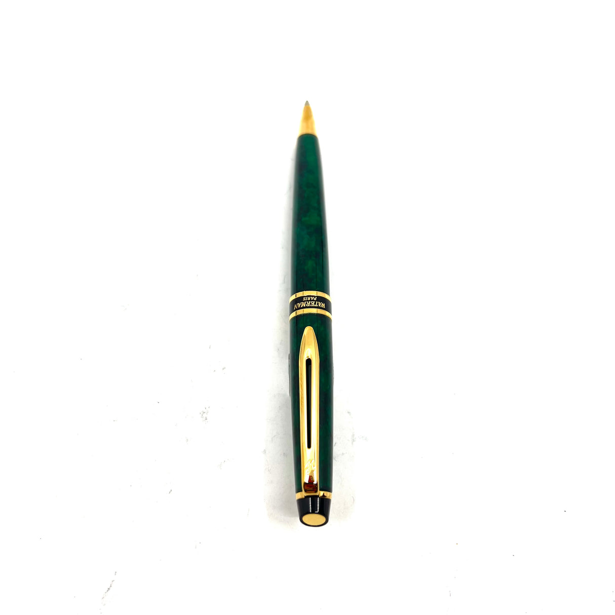 Waterman Expert  Green/Black Marbled Ballpoint Pen