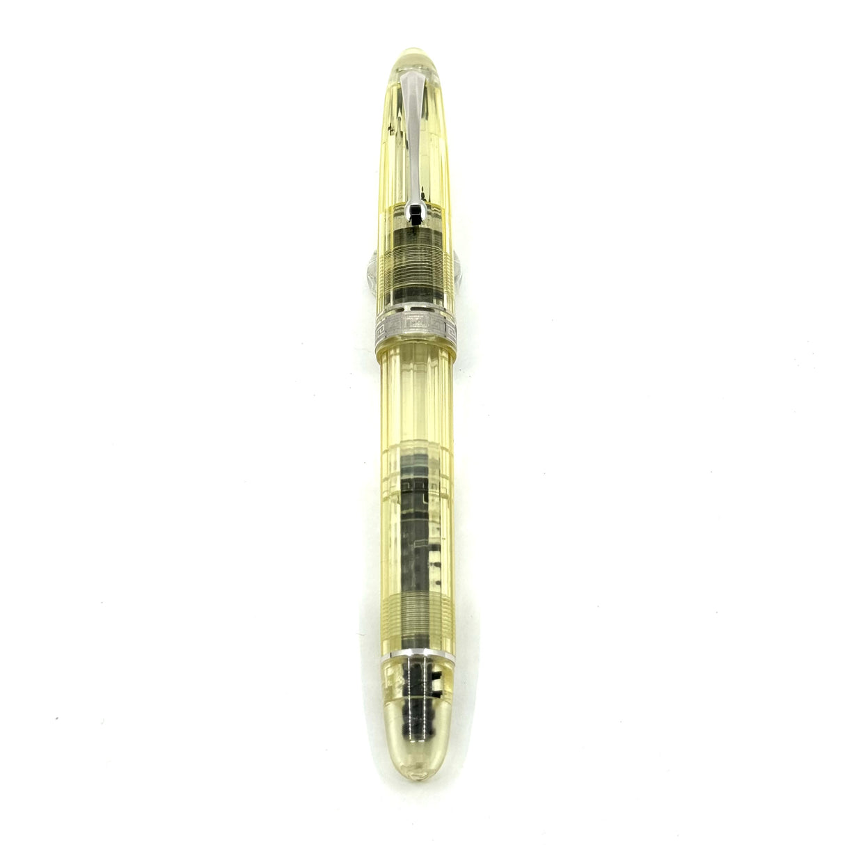 OMAS Ogiva Transparent Fluted Demonstrator Fountain Pen - Medium 18kt Gold Nib