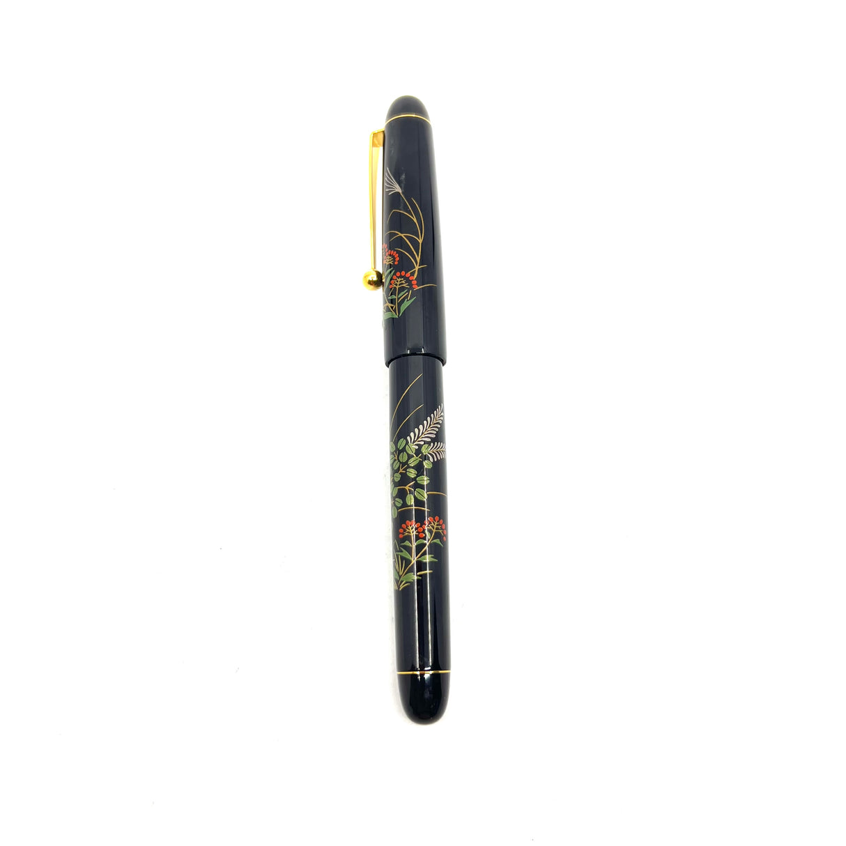 Pilot Namiki Nippon Art Makie Art Craft Hagi Black Floral Rollerball