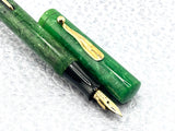Aikin Lambert  New York "Mercantile"  Jade Green Celluloid   Fountain Pen