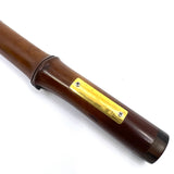 Sailor Susutake Rare Ancient Smoked Bamboo Fountain Pen - Naginata Togi 21kt Gold Medium/Fine Nib by Nagahara Sr.