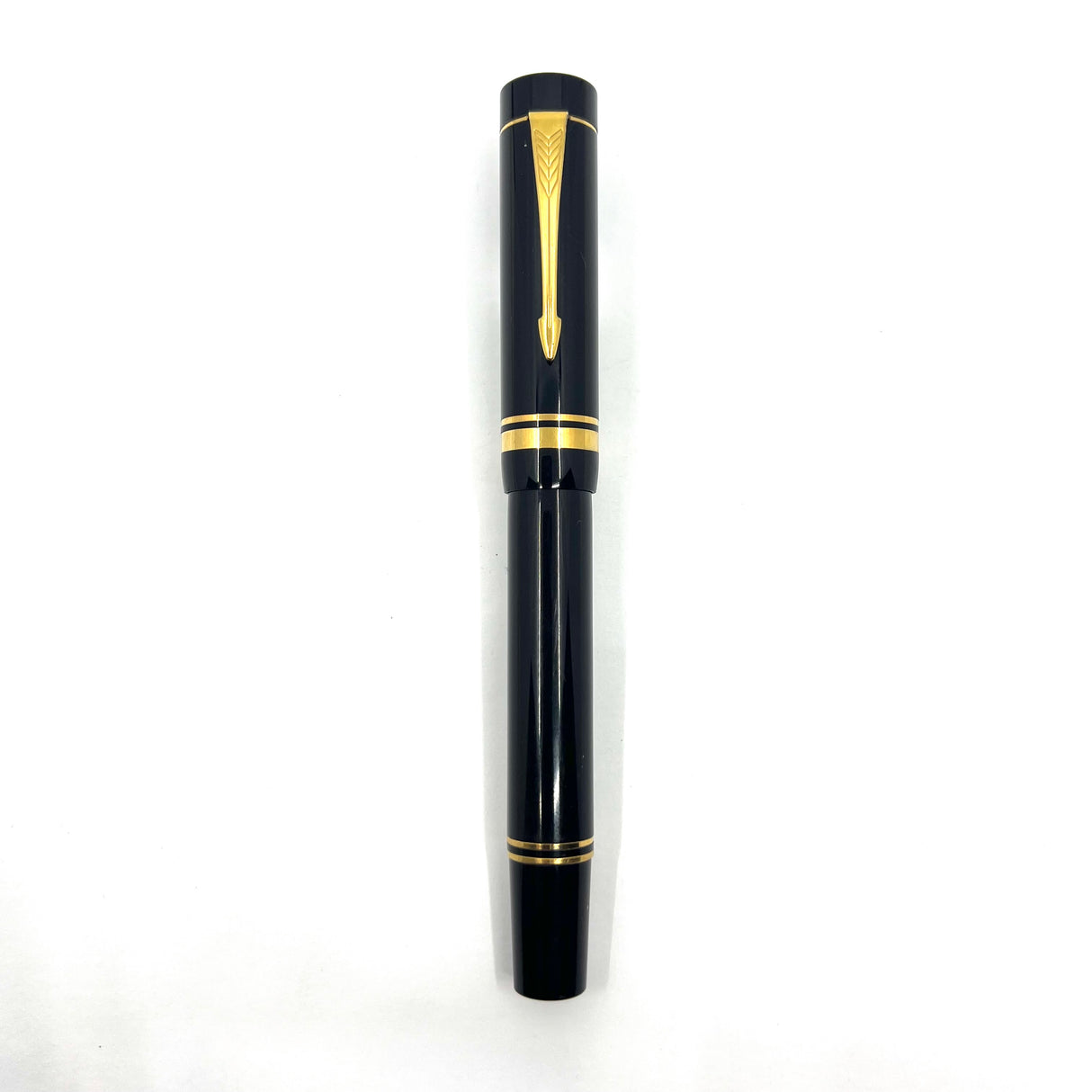 Parker Centennial Black  Duofold (Largest Size) Fountain Pen