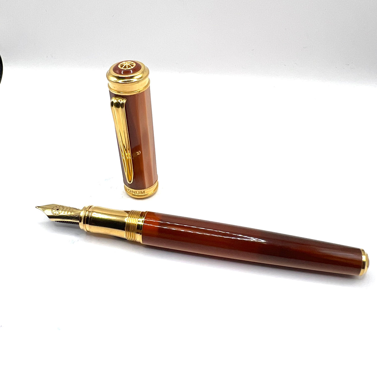 Signum (Italy) Lustrous Amber Fountain Pen