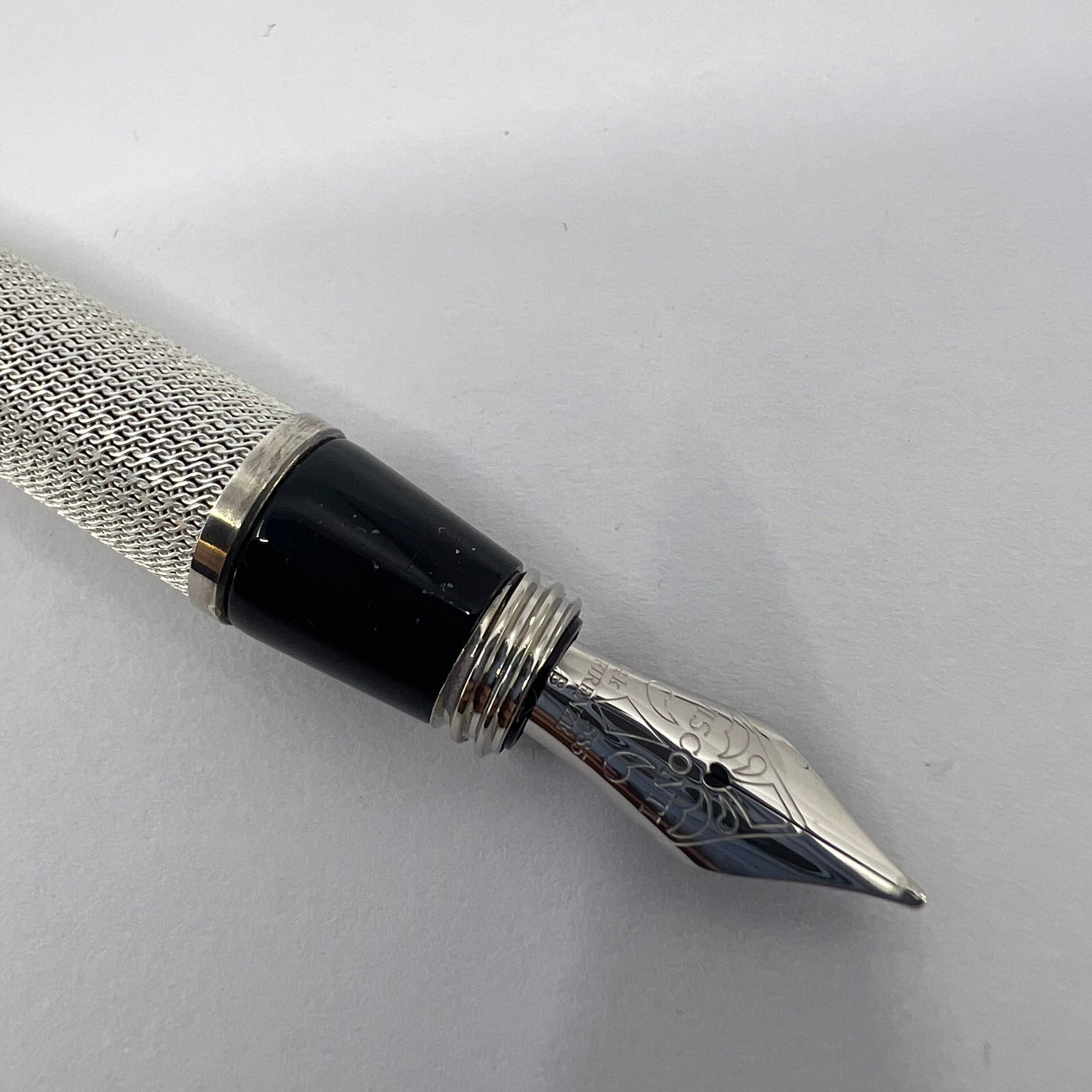 ★希少★Visconti Rinascimento Organza ビスコンティ Visconti Rinascimento Organza Fountain Pen - Broad 14kt Gold Nib