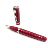 Delta Red Fusion One Fountain Pen - Broad Fusion Nib (Layer of 18kt Gold over Steel Nib)