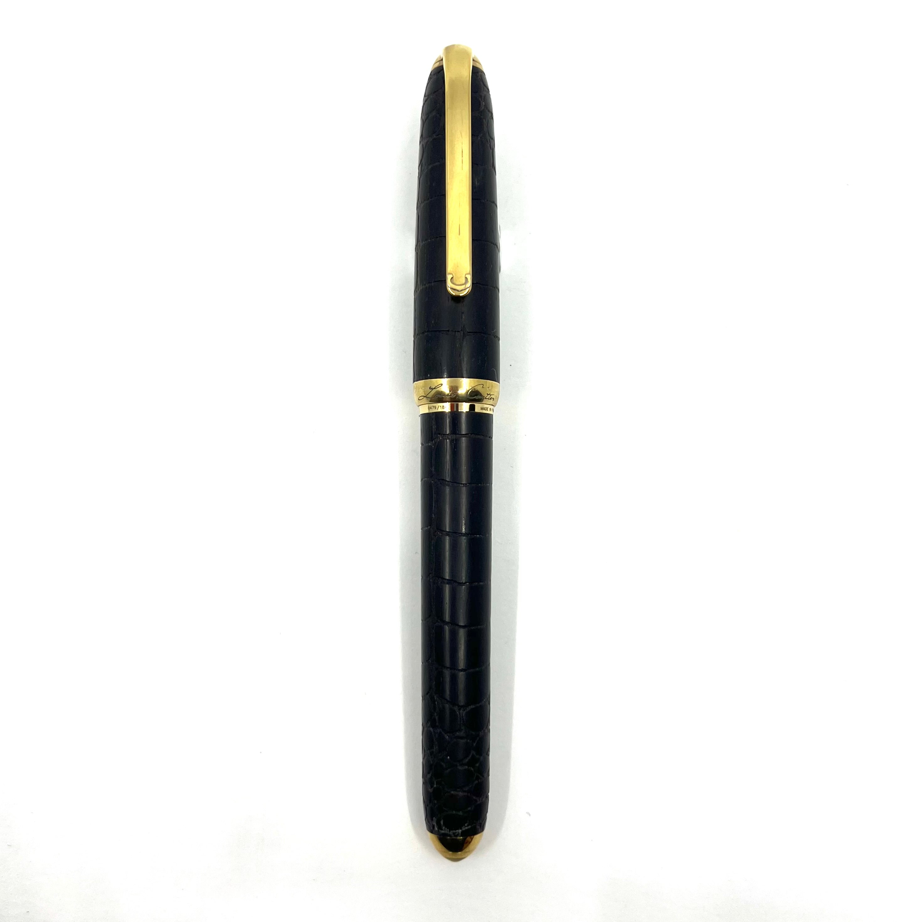 Louis Cartier Dandy Crocodile Scales/Ebony Wood Body Limited