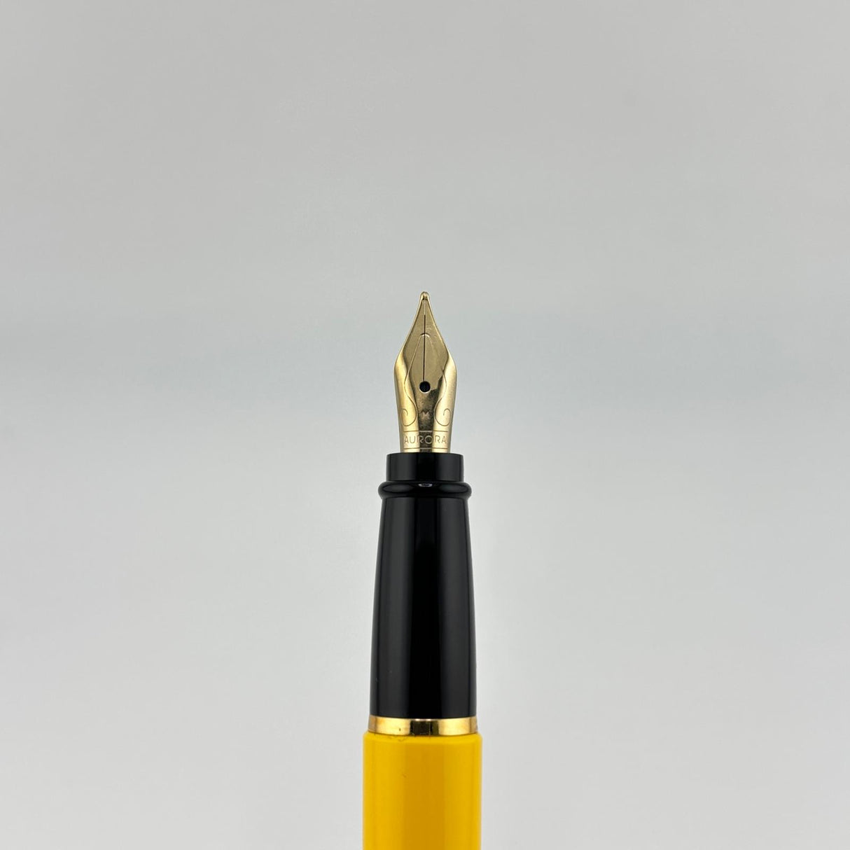 Aurora Ipsilon Resin Yellow Pen Set  - Fountain Pen Rollerball and Ballpoint