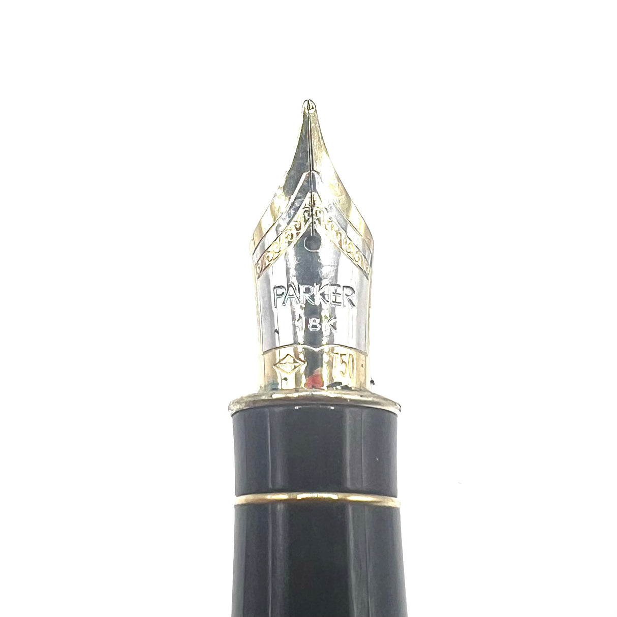Parker Sonnet Fougere Sterling Silver Fountain Pen-Fine 18kt Gold Nib