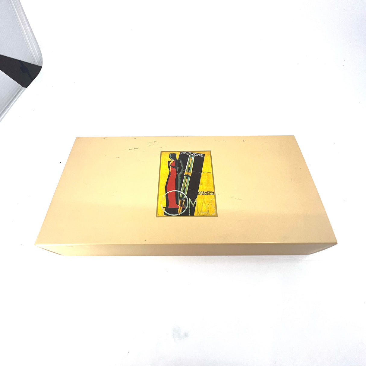 OMAS Original Style Arte Italiana Arco Bronze Celluloid Paragon Fountain Pen (1997) - Broad 18kt Gold Nib