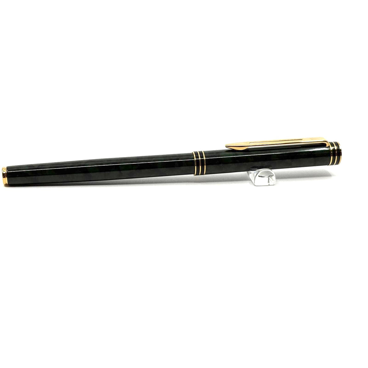 Waterman "Exclusive" Green & Black Marble Lacquered Fountain Pen