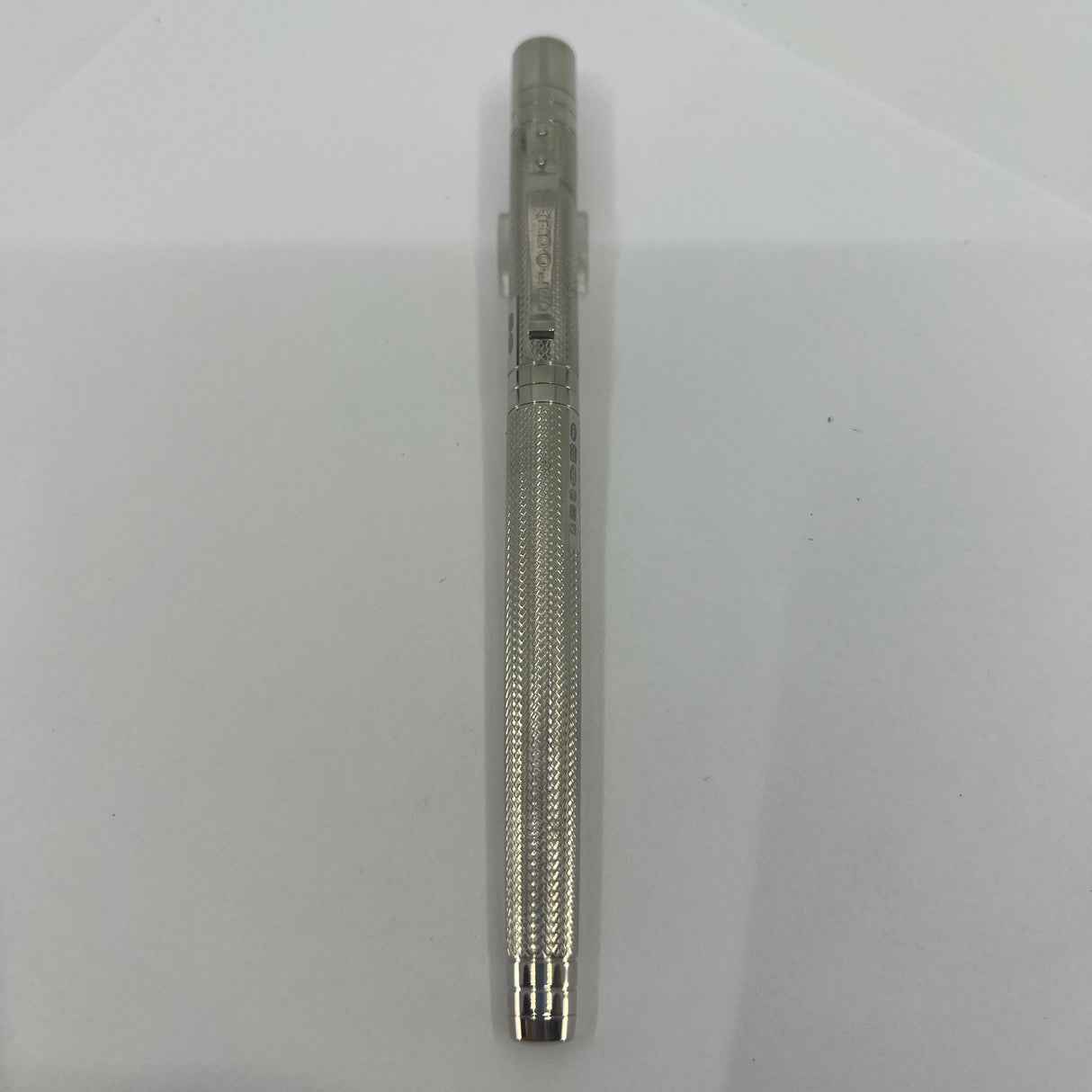 Yard-O-Led Viceroy Standard Barley Sterling  Silver .925  Fountain Pen - Medium 18kt Gold Nib