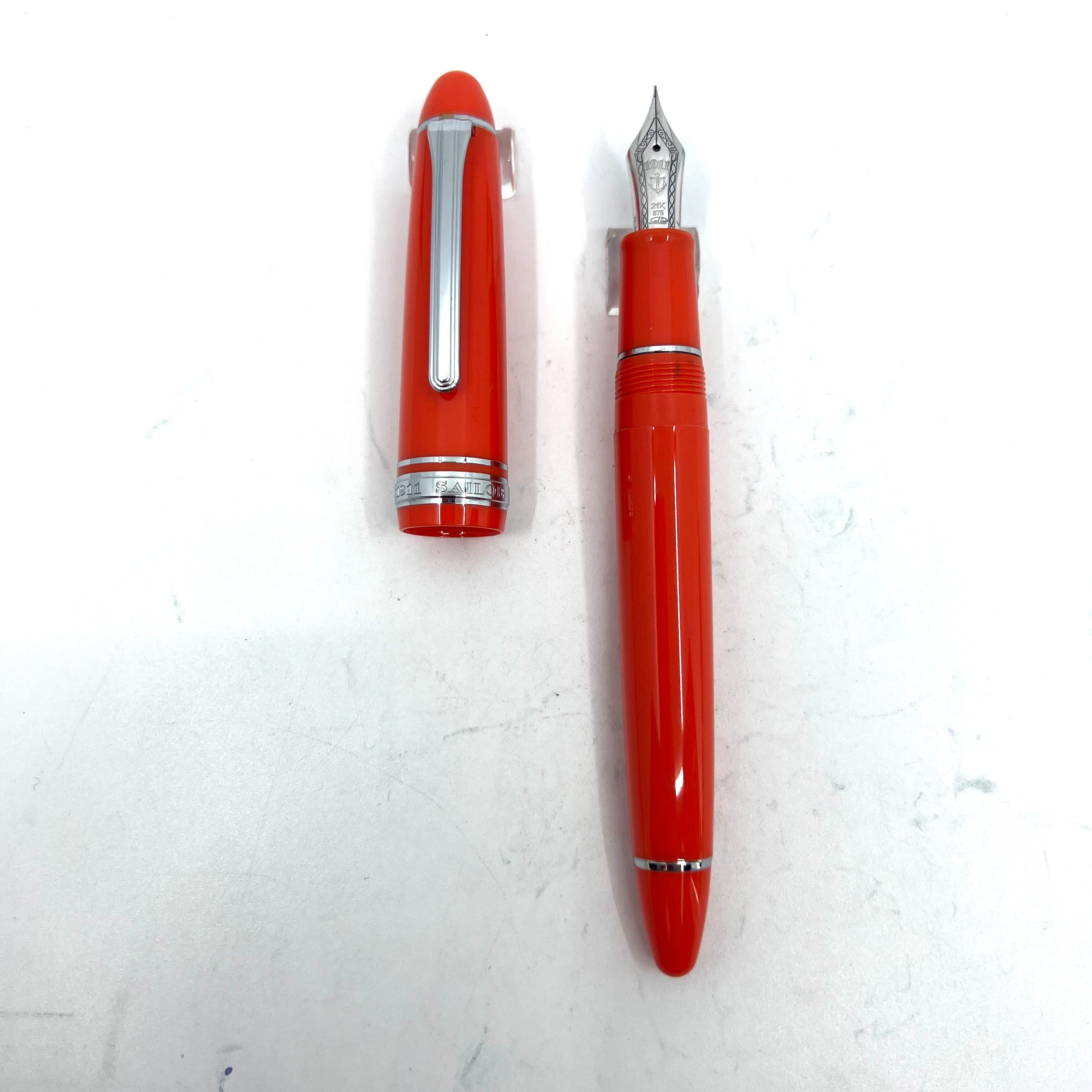 Sailor 1911 Large Orange Fountain Pen – Fountain Pen Hospital