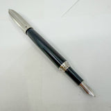 Louis Vuitton Doc Series Palladium Plated Cap/Black Lacquer Barrel Fountain Pen - Medium 18kt Gold Nib