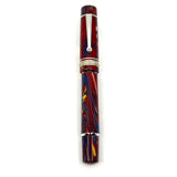 Delta Gallery Blue Moon Fountain Pen in Multi-colored Resin