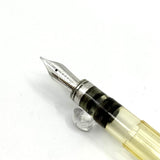 OMAS Ogiva Transparent Fluted Demonstrator Fountain Pen - Medium 18kt Gold Nib