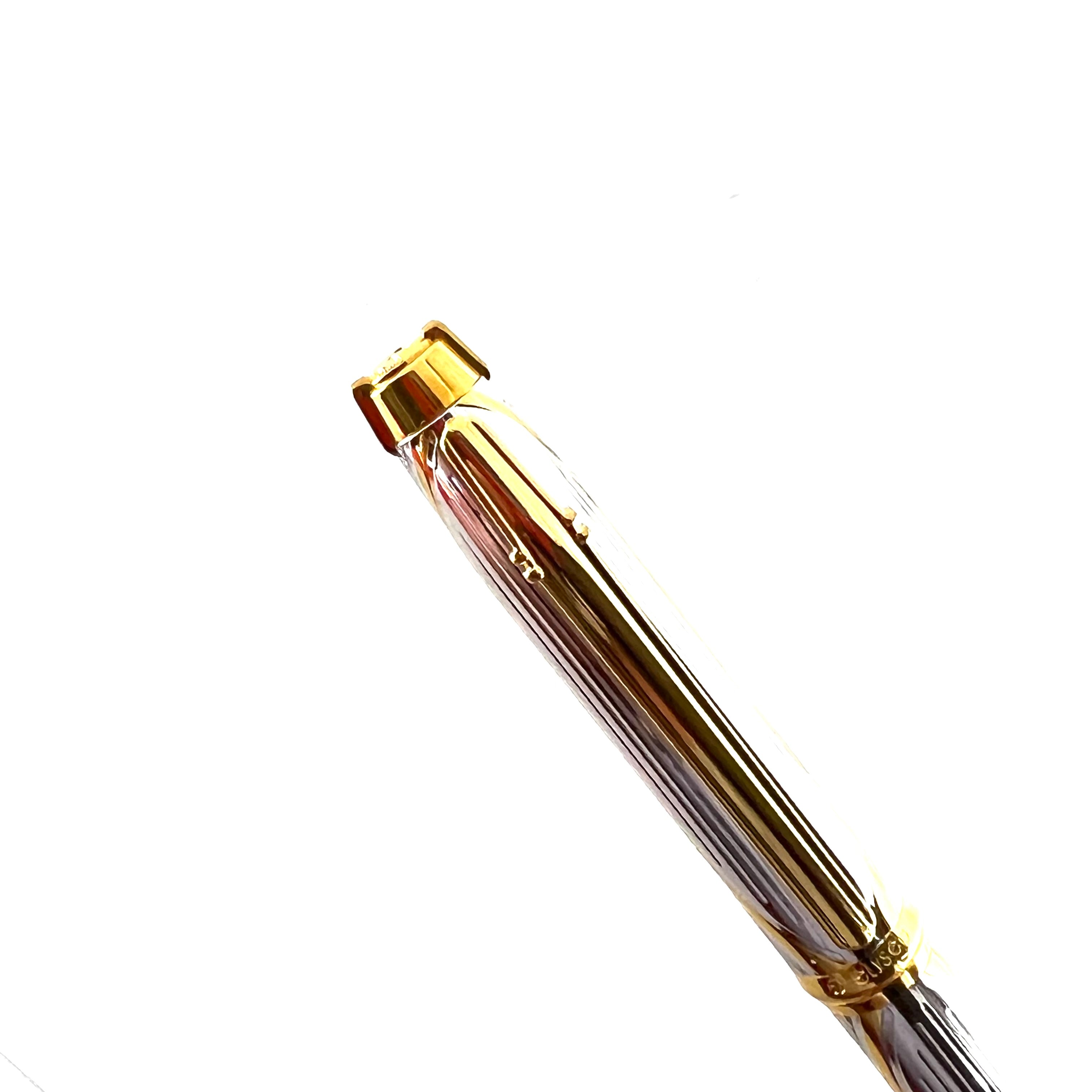 Elysee Pathenon Bi-Colour Platinum & Gold Plated Ballpoint