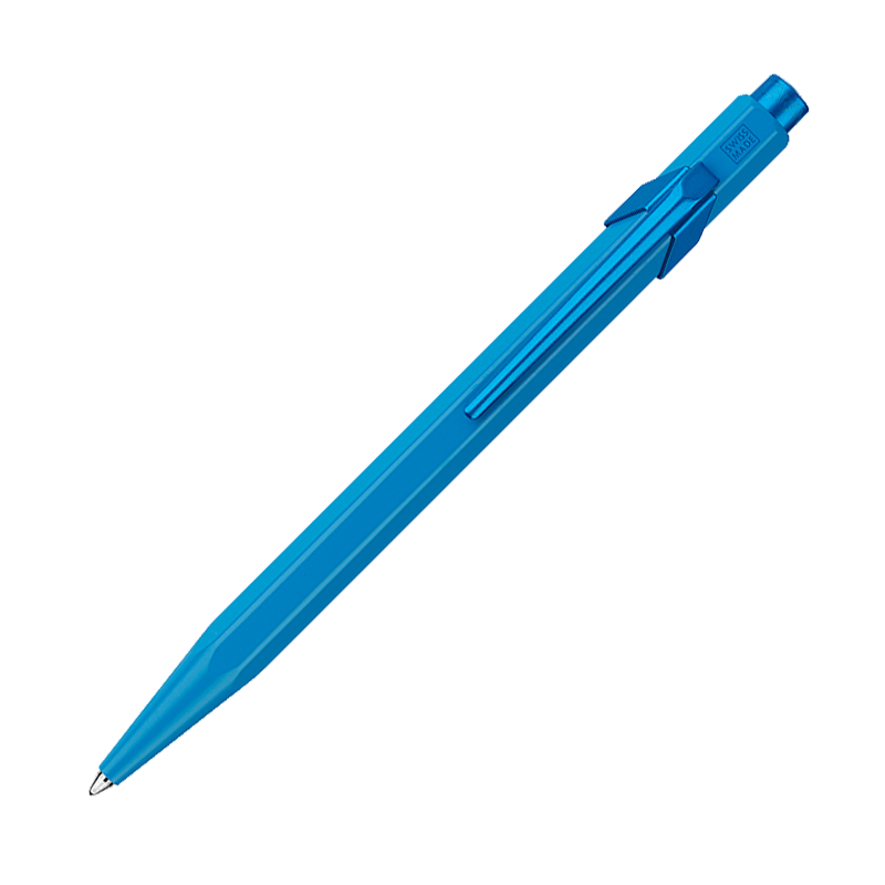 Caran D'Ache 849 Claim Your Style 4 Azure Blue - Ballpoint Pen