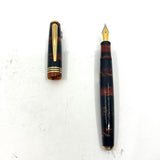 Taccia Staccato Honey Bee Black & Marbled Amber Fountain Pen