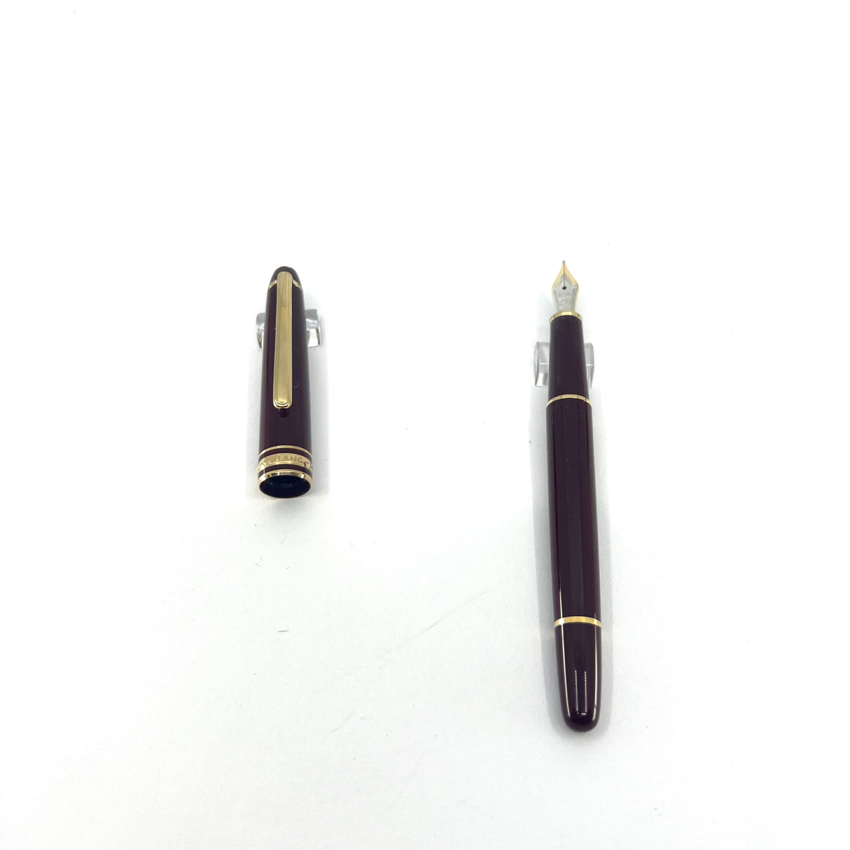 Montblanc #144 Bordeaux Fountain Pen - circa 1995 - Medium 14kt Gold Nib