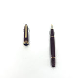 Montblanc #144 Bordeaux Fountain Pen - circa 1995 - Medium 14kt Gold Nib