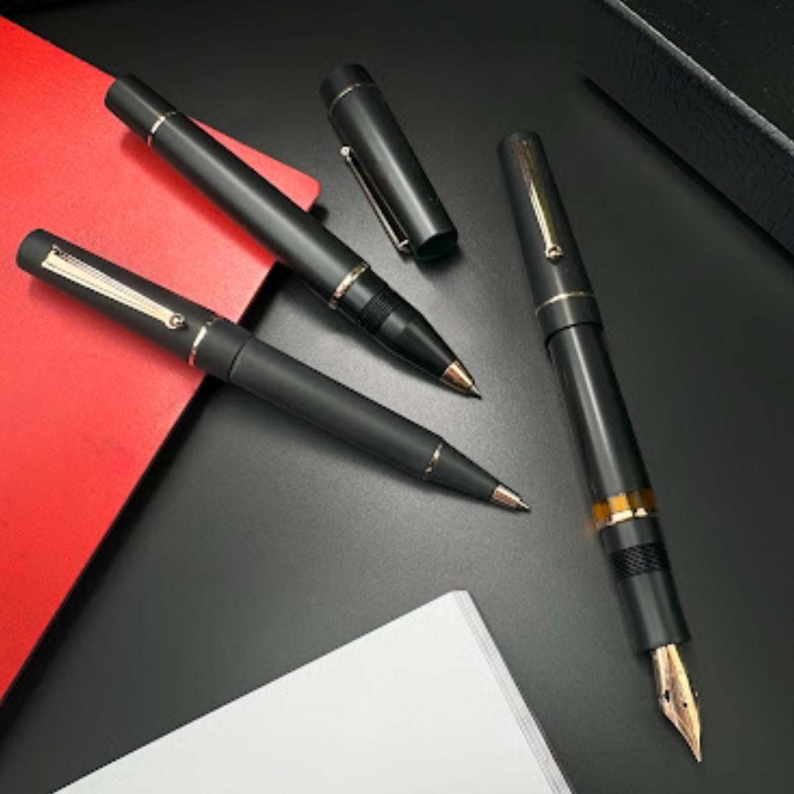 Delta Duna Matte Black Collection - Fountain Pen – Fountain Pen