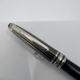 Montblanc Solitaire Doue Black & White #145  Fountain Pen - Medium 18kt Gold  Nib