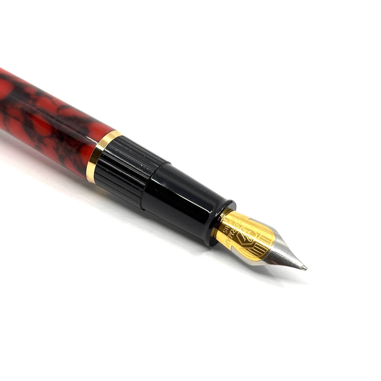 Waterman Phileas Second Generation Red Marble Fountain Pen