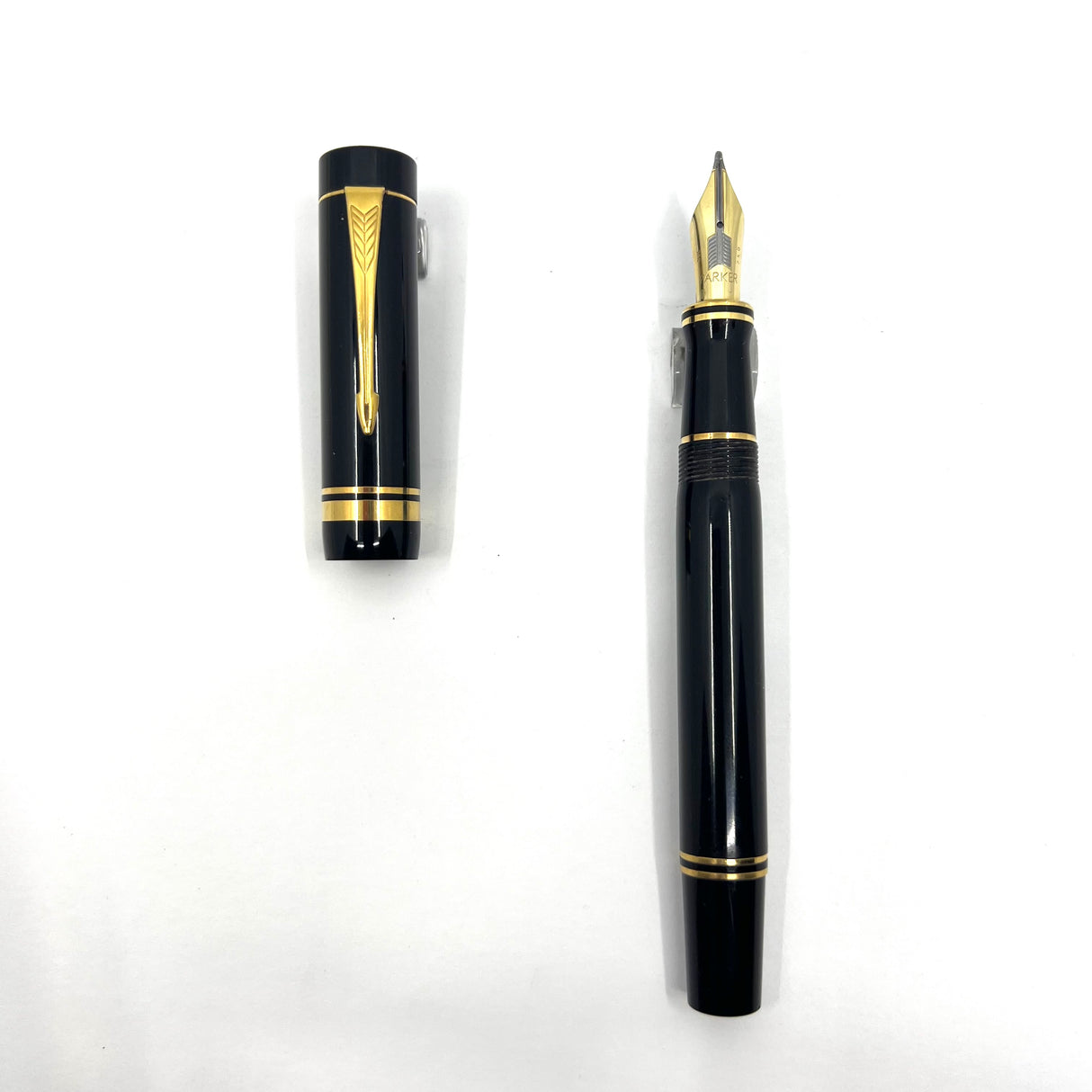 Parker Centennial Black  Duofold (Largest Size) Fountain Pen