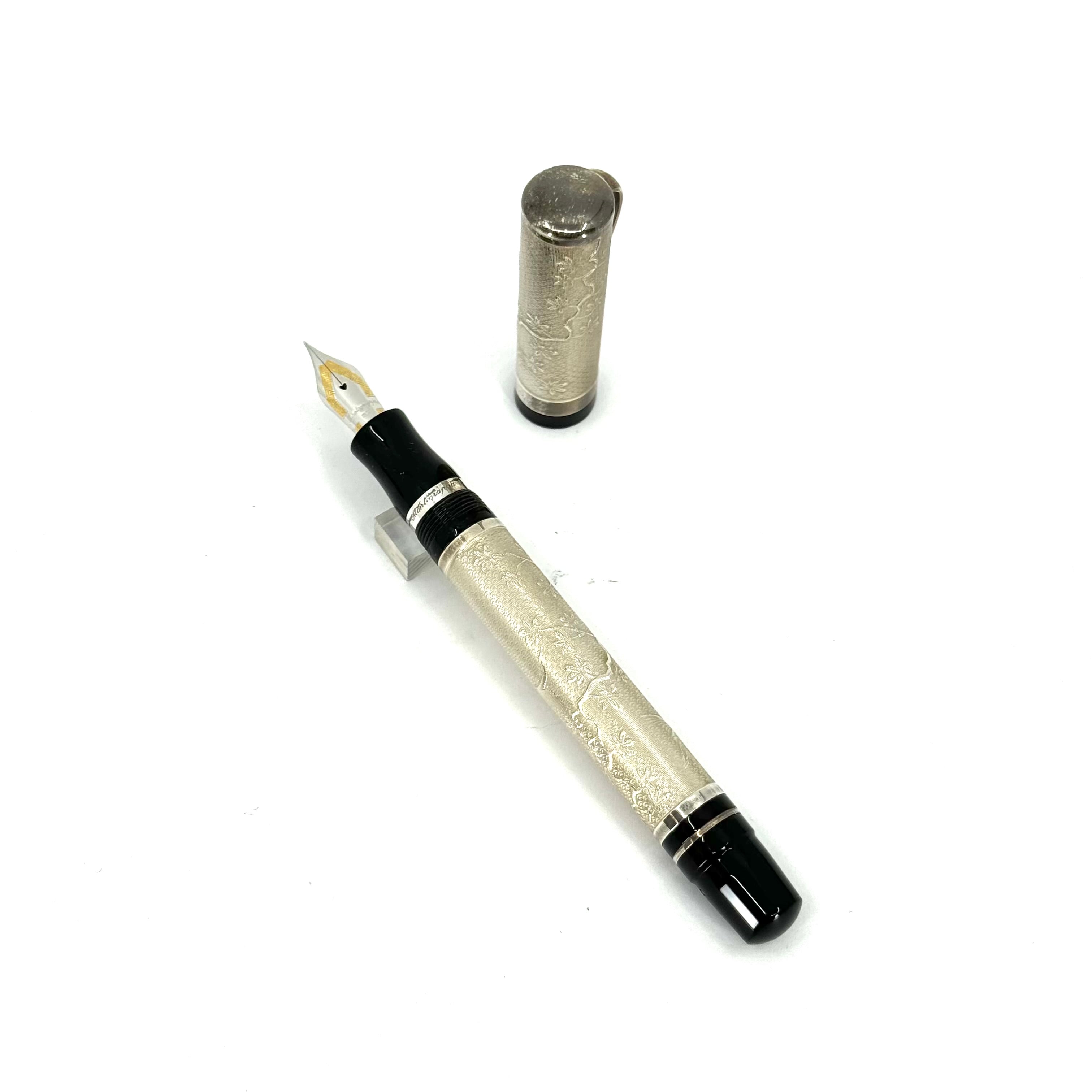 Montegrappa Sterling Silver Cosmopolitan Japanese Fountain Pen
