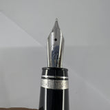 OMAS Blue/Black #360 Triangulated Fountain Pen - Medium 18kt Gold Nib
